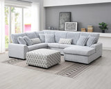 KNE-S1801 Brady Sectional (Grey)